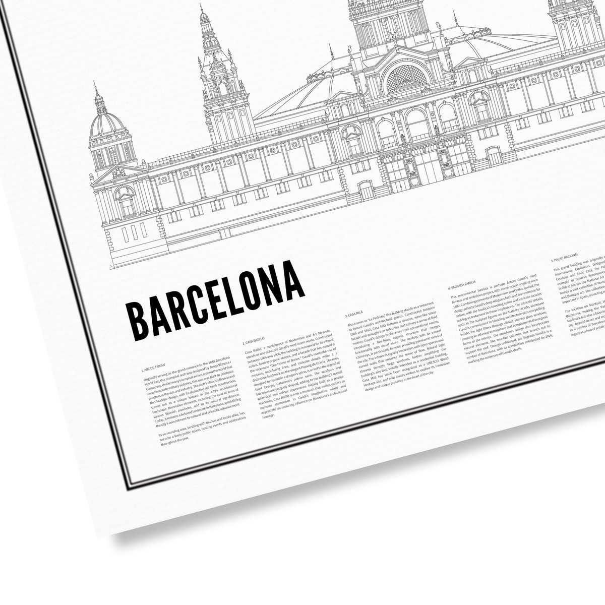 Poster van Iconics of Barcelona | WIJCK. 